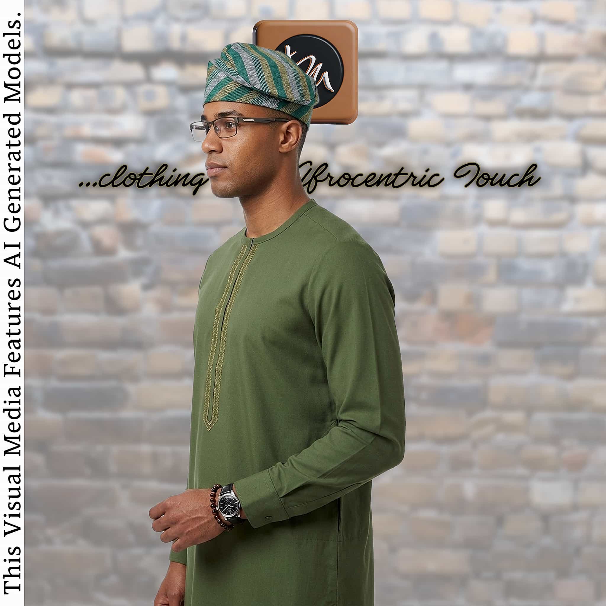 African Men's Traditional Gobi Cap