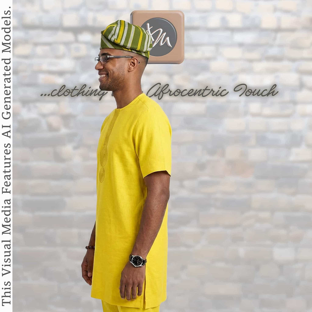 African Men's Traditional Gobi Cap