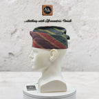 Yoruba Aso Oke Fila: African Men's Traditional Gobi Cap