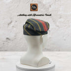 Yoruba Aso Oke Fila: African Men's Traditional Gobi Cap