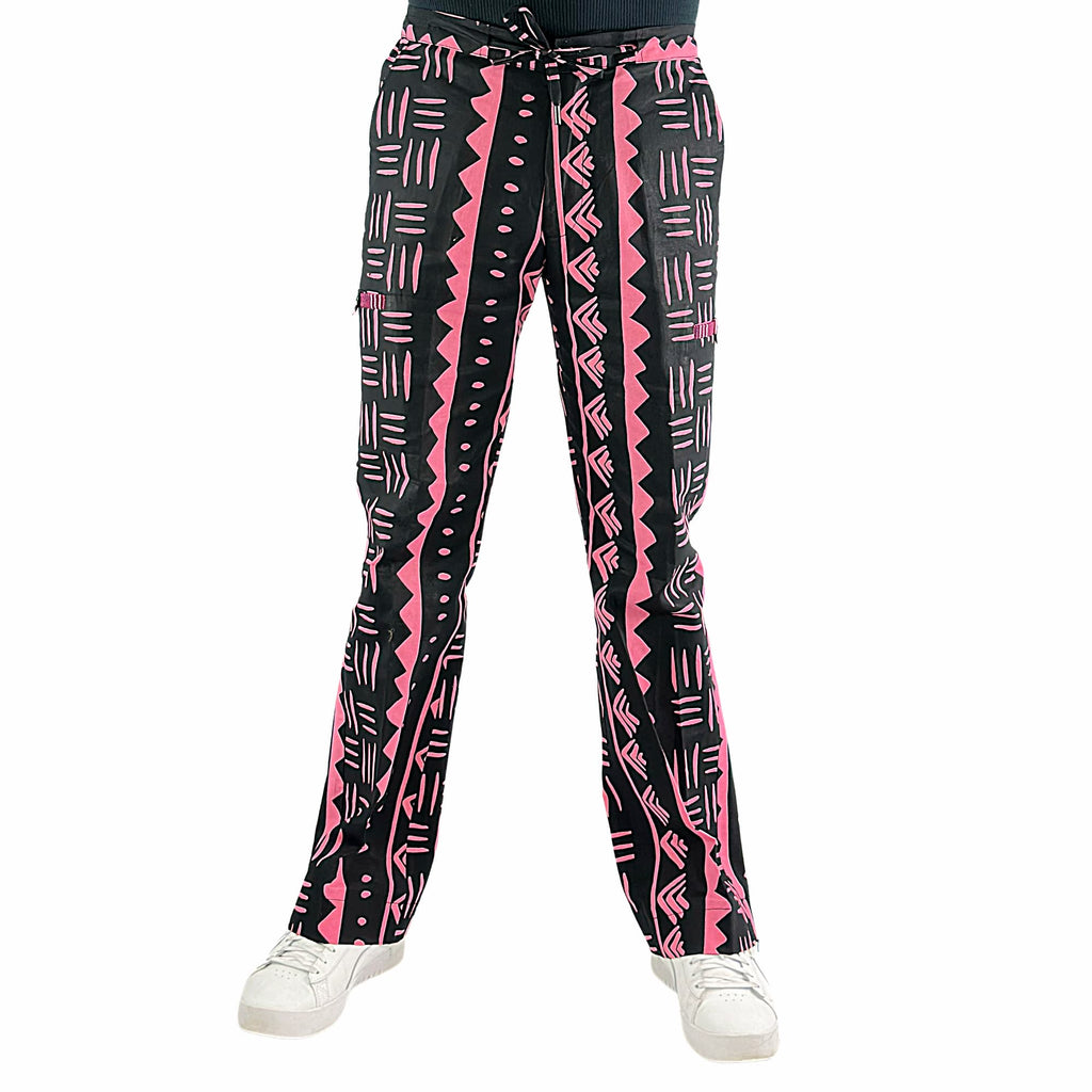 African Print Tribal Pants Pink