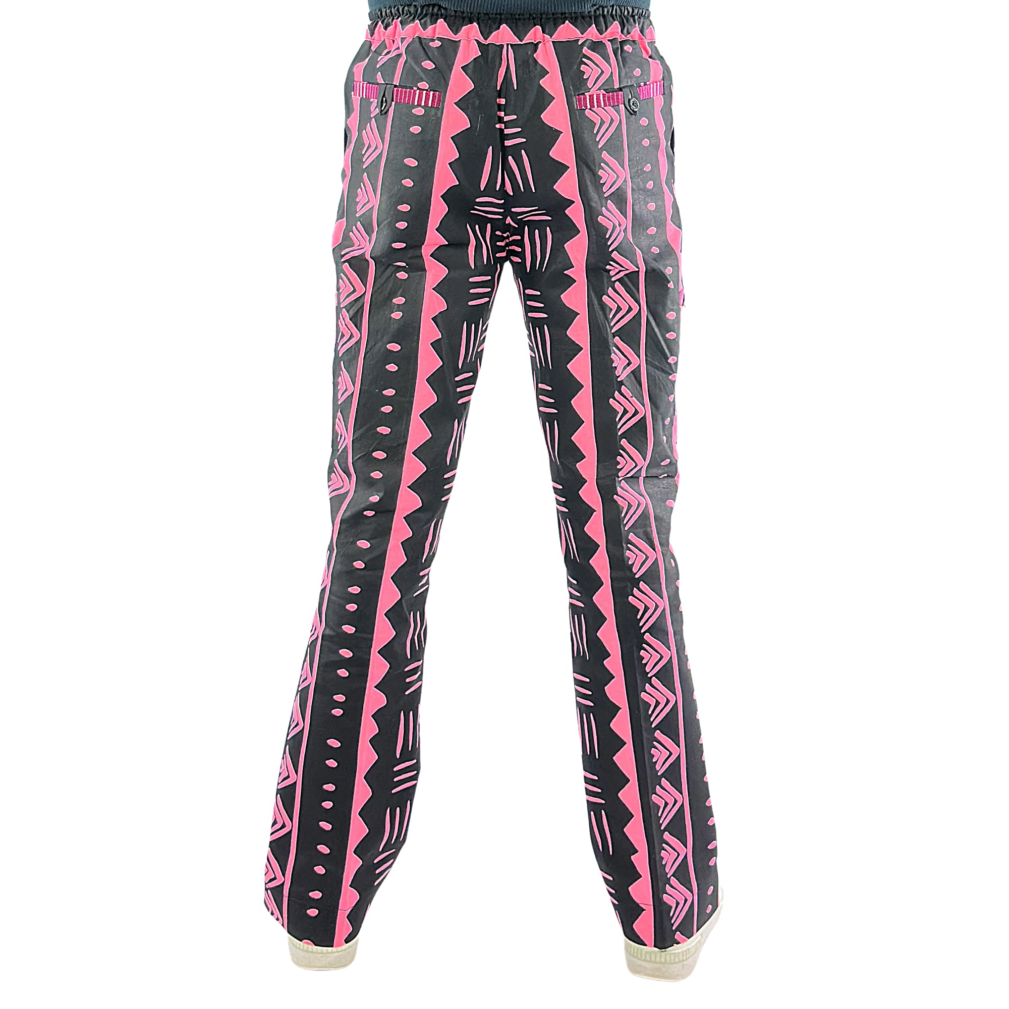 African Print Tribal Pants Pink