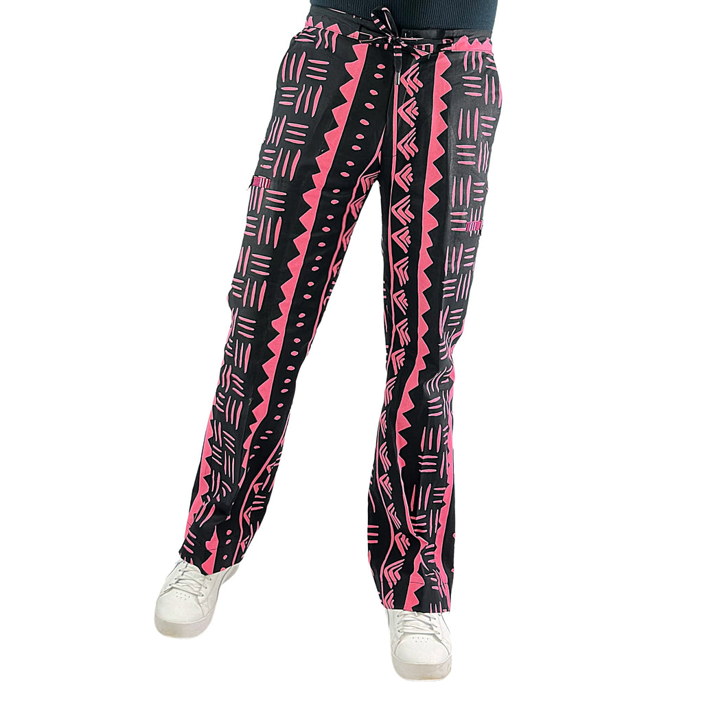 African Print Tribal Pants Pink