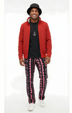 African Print Tribal Pants Pink