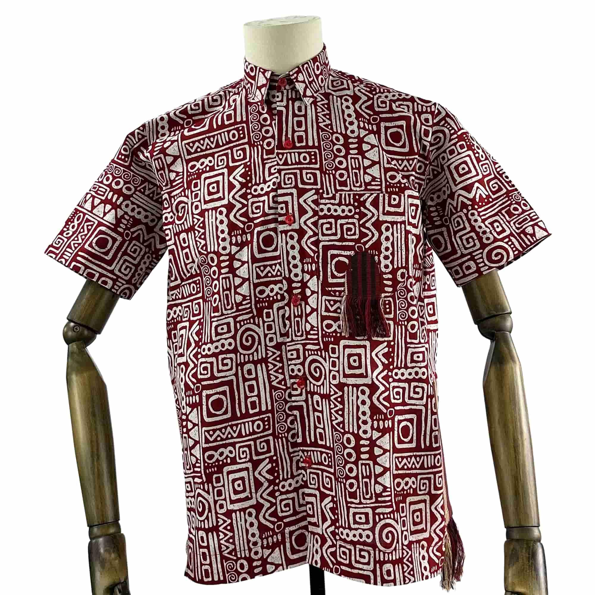 African Print Traditional Short Sleeve TopShirt