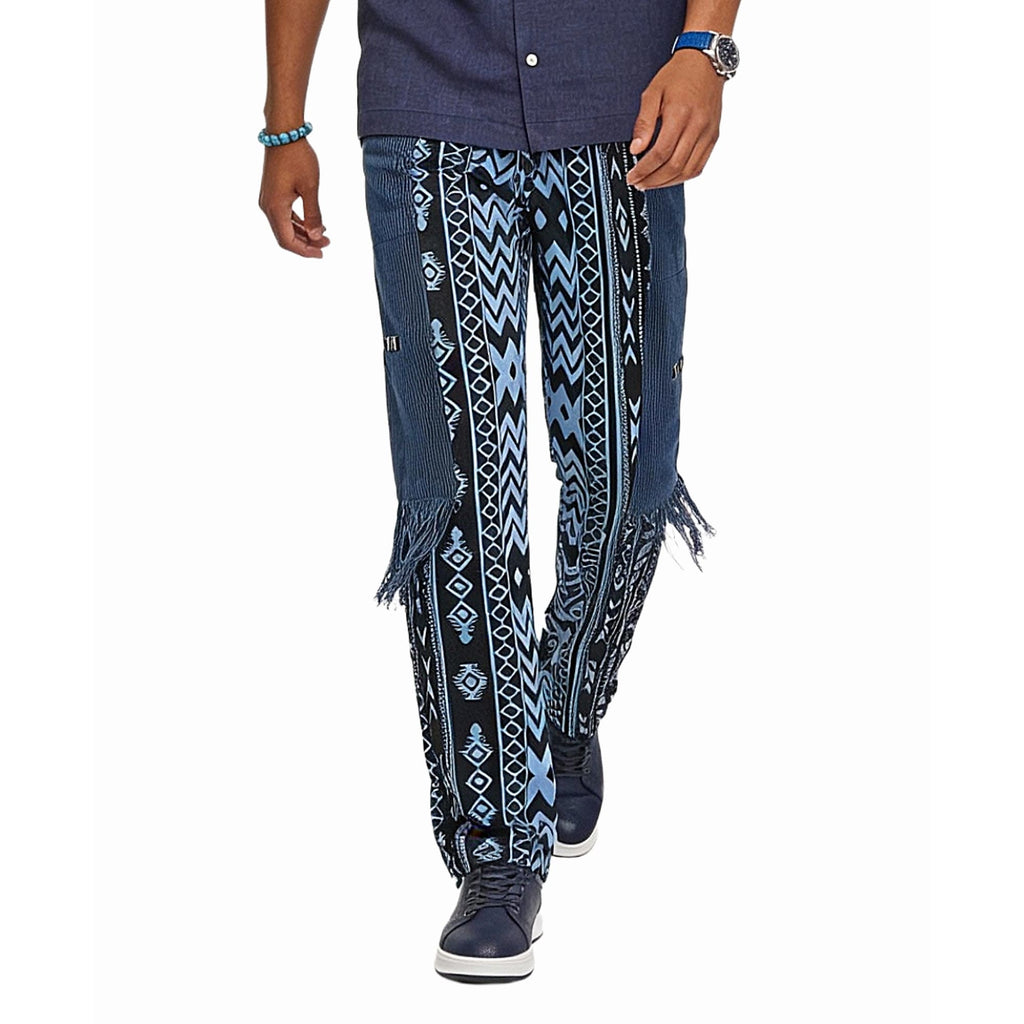 Men's Ankara Patchwork Trousers