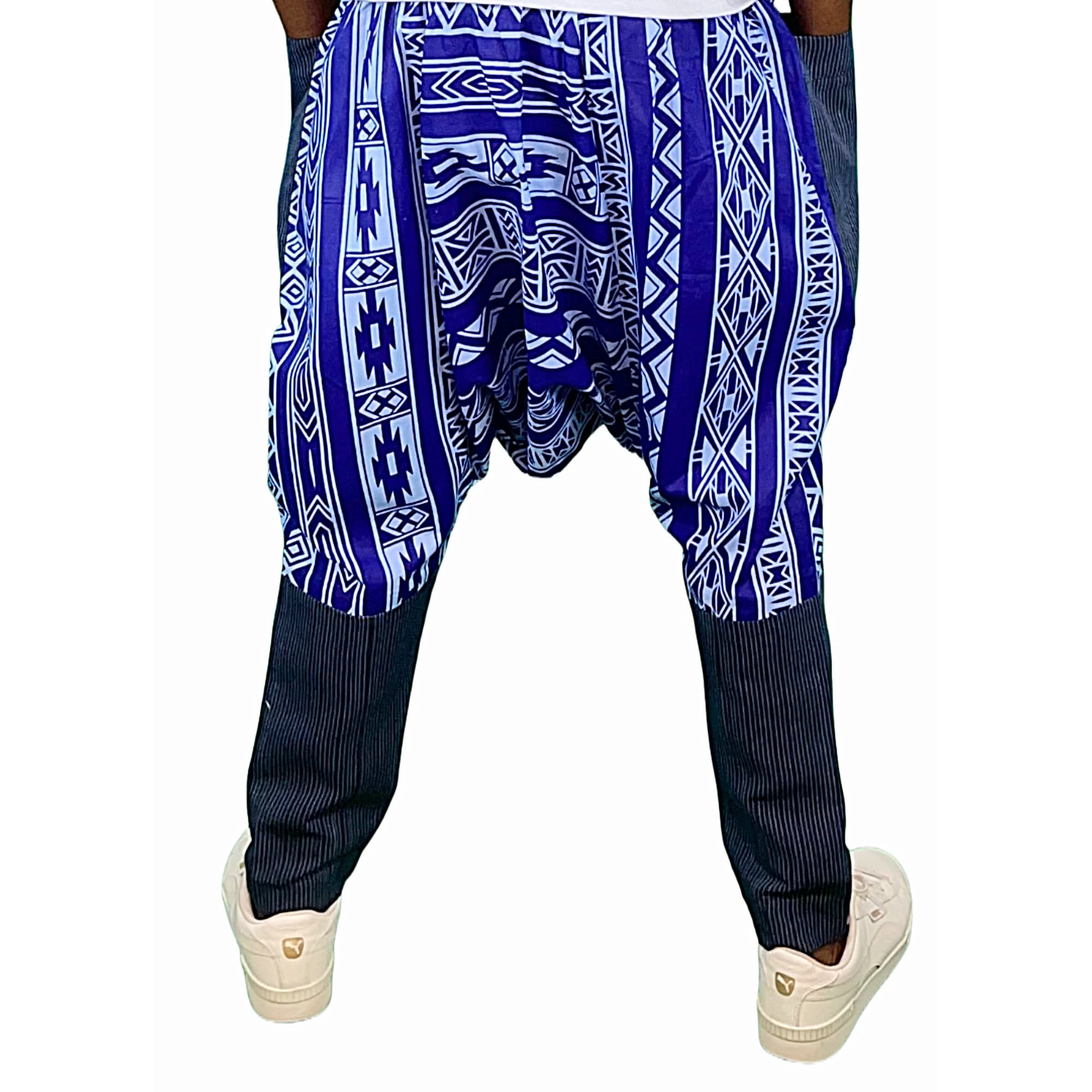 ALABI African Ankara Print Harem Pants