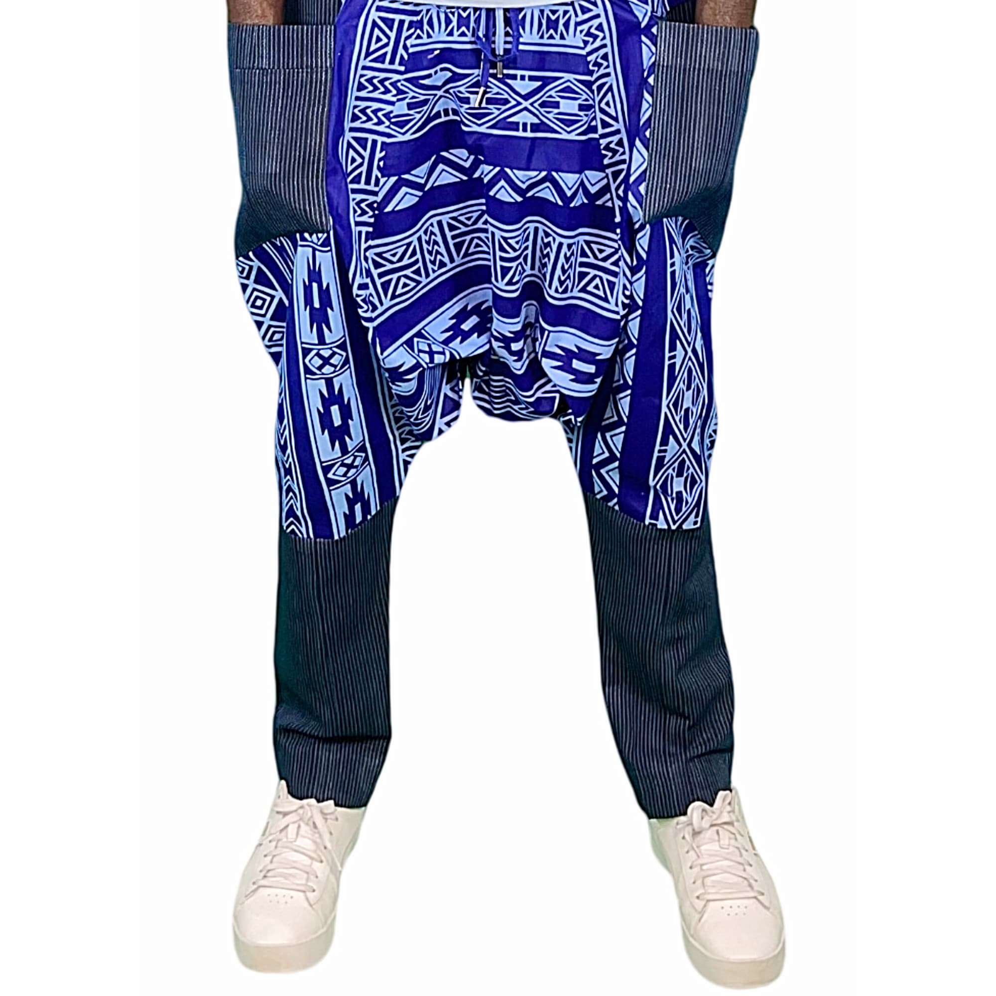 ALABI African Ankara Print Harem Pants