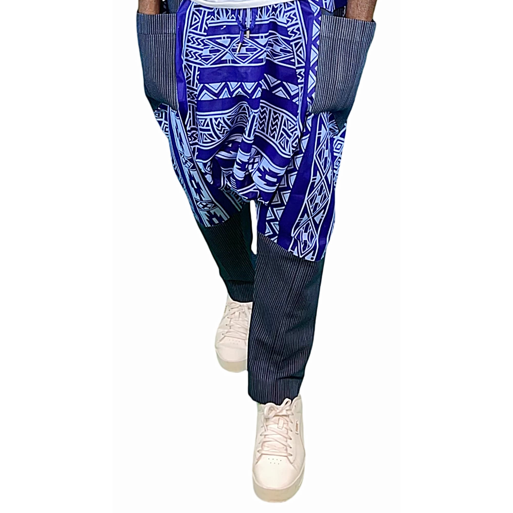 ALABI African Ankara Print Harem Pants