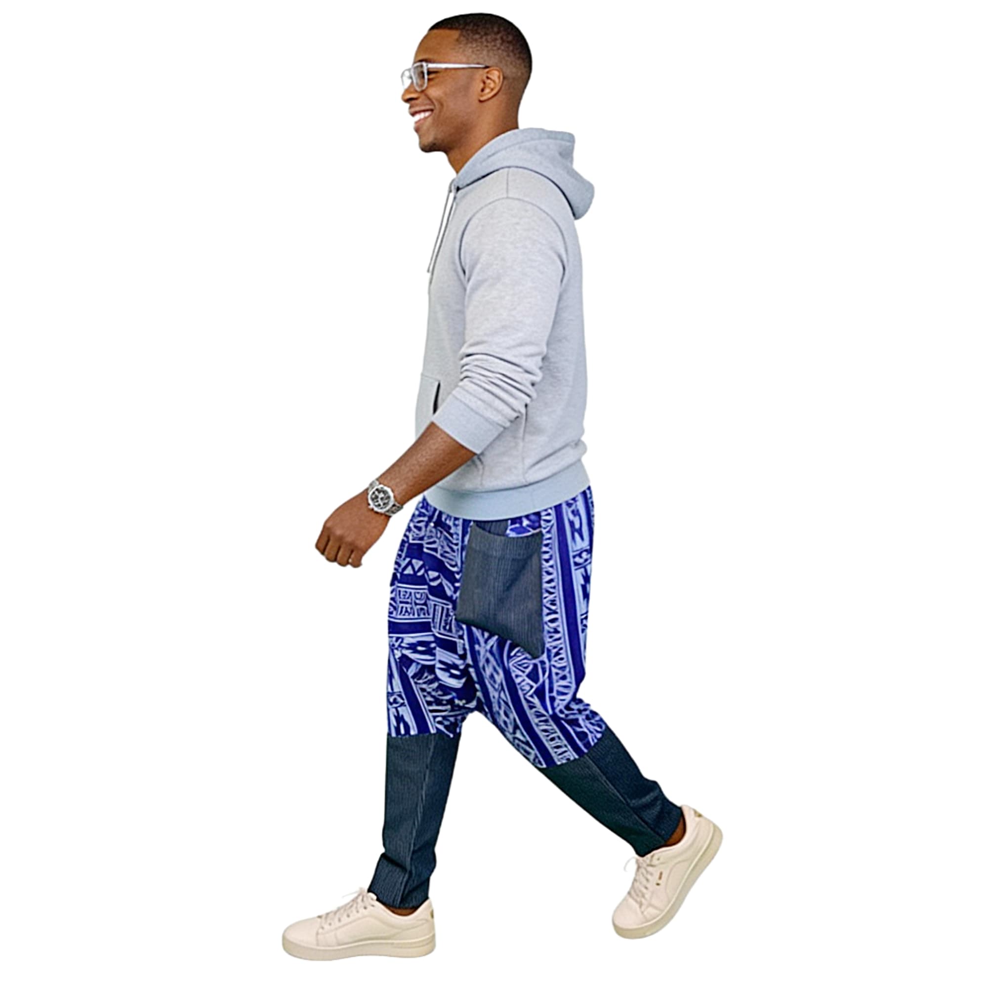 ALABI African Ankara Print Harem Pants