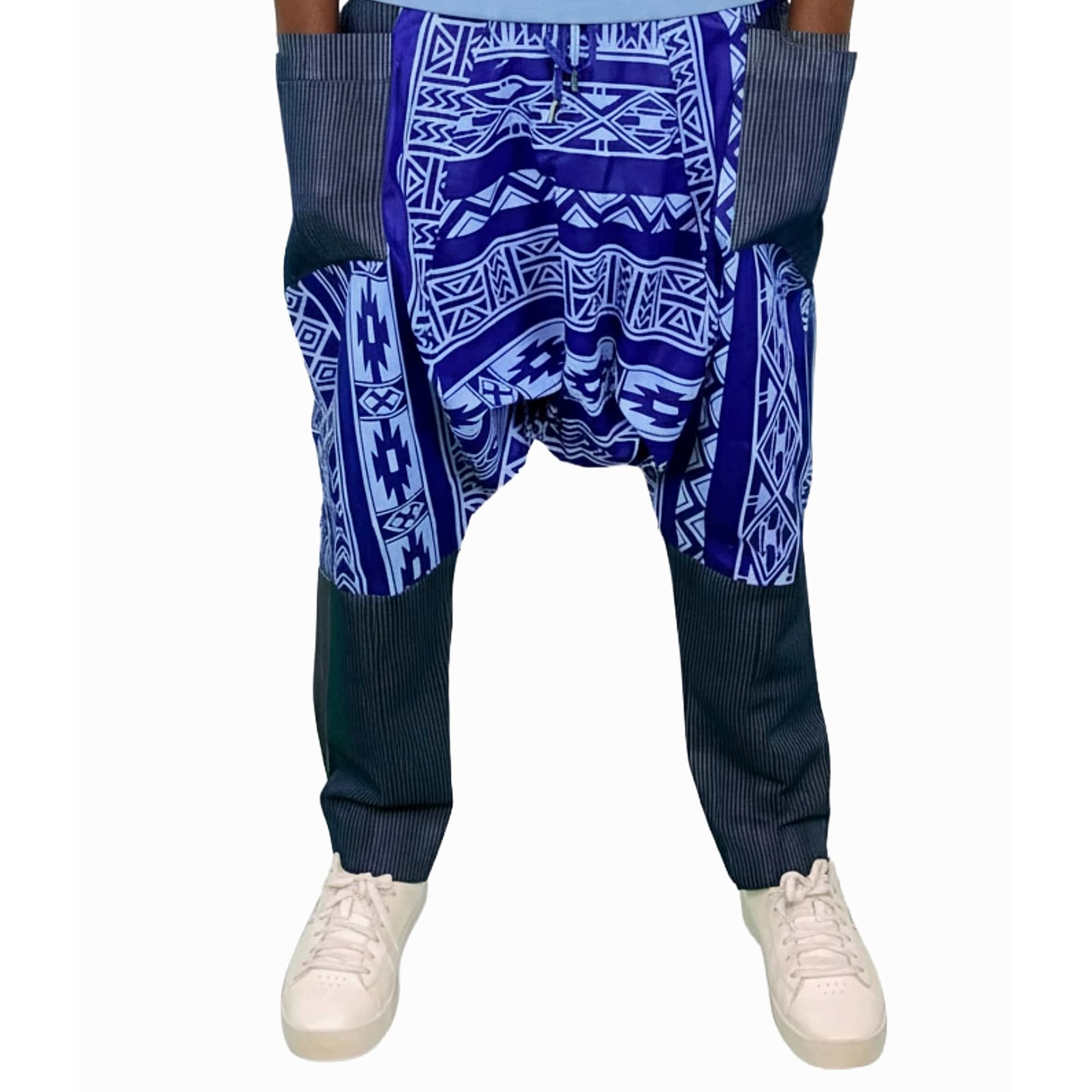 ALABI African Ankara Print Harem Pants