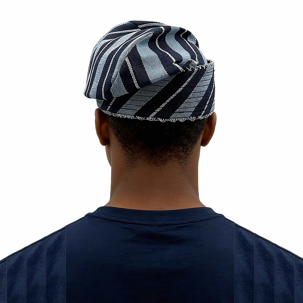 ALANI Knitted Yoruba ẸTU Aso Oke Fila