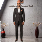 Handmade Aso Oke Mens Set, Bow Tie, Gobi Hat, Pocket Square (Wedding Groomsmen)
