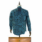 African Print Casual Long Sleeve Shirt