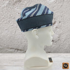 Yoruba Aso Oke Fila: African Men's Traditional Mixed match Gobi Cap