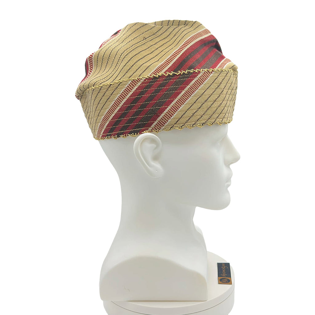 ARERE Knitted Yoruba Aso Oke Fila