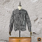 African Print Casual Long Sleeve Shirt
