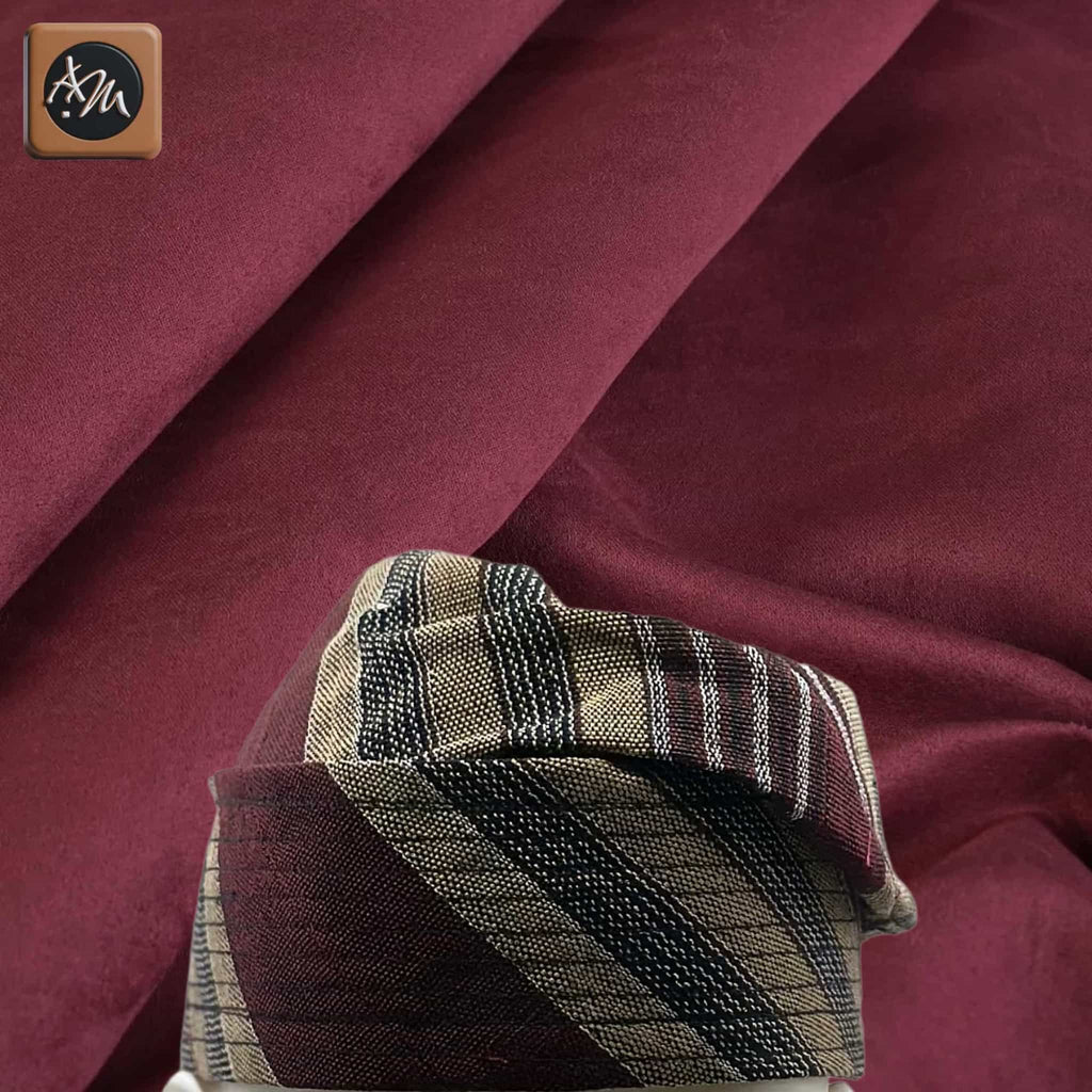 Burgundy African Senator Kaftan Set, Nigerian Wedding Attire