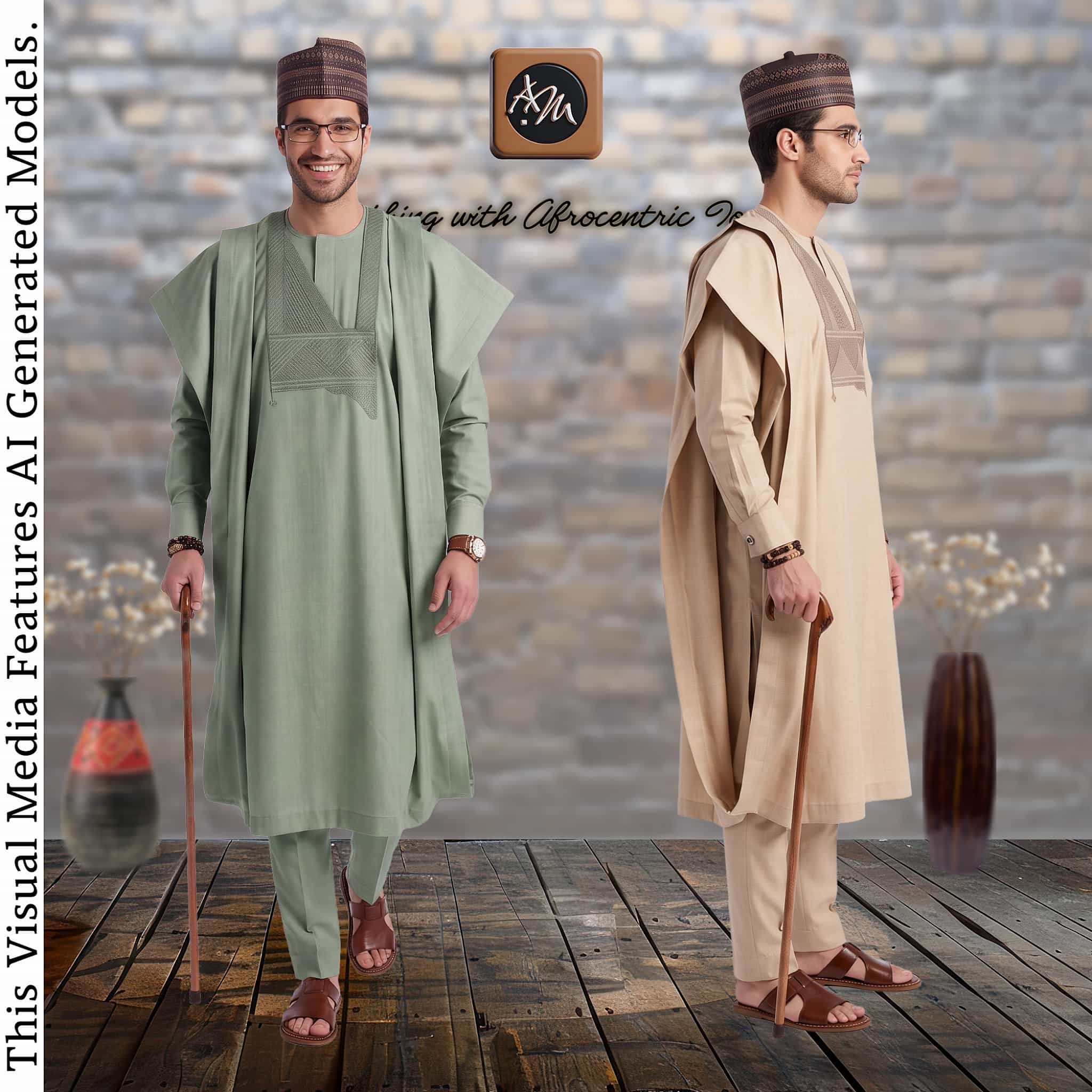 Champagne Kano Brocade Babariga, Embroidered Agbada, Nigerian African Father Attire, Three Piece Robe