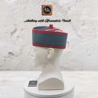 Yoruba Aso Oke Kufi Hat, Nigerian Men's Cotton Cap, Muslim Prayer Headwear