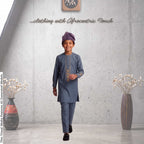 Father Son Matching Alhaji Kaftan Set, African Family Combo, Special Occasion Outfit