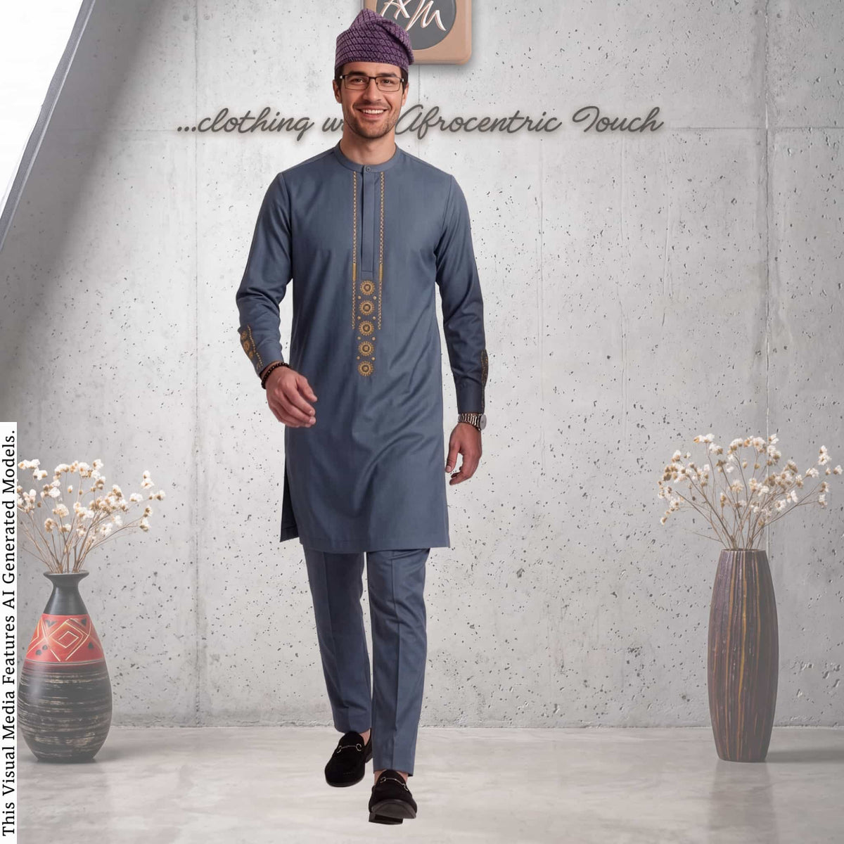 Father Son Matching Alhaji Kaftan Set, African Family Combo, Special Occasion Outfit