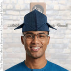 Yoruba Abetiaja Cap: Aso Oke Fila ETU, African Men's Traditional Hat