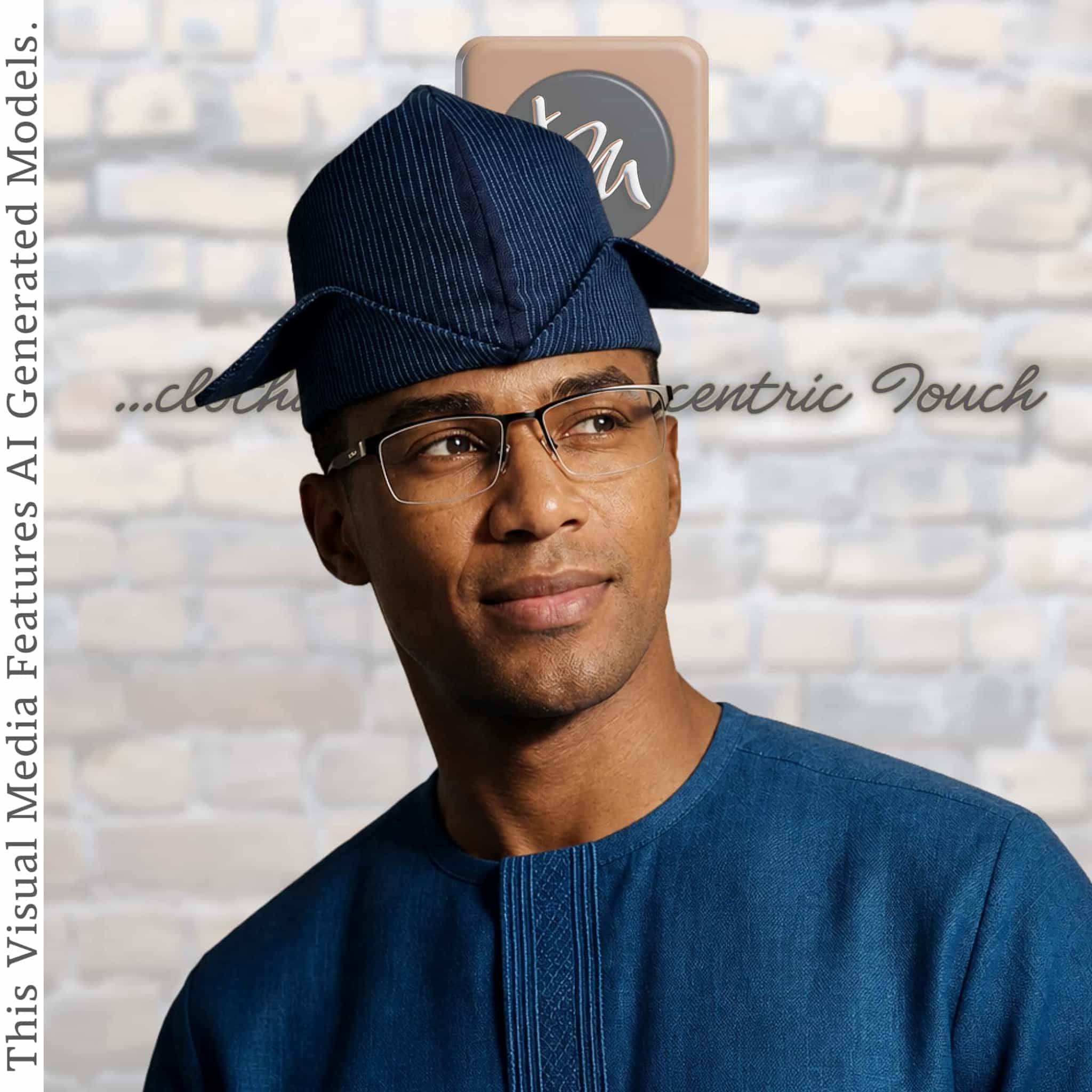 Yoruba Abetiaja Cap: Aso Oke Fila ETU, African Men's Traditional Hat