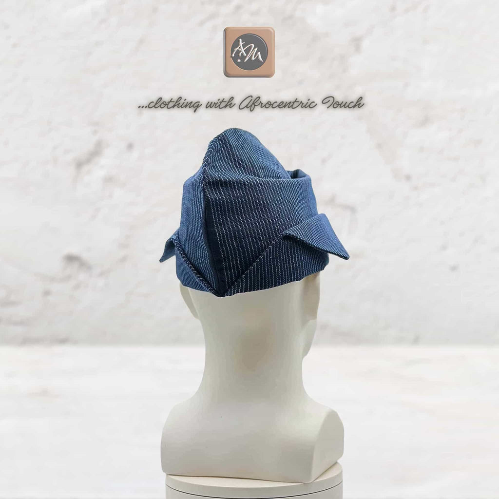 Yoruba Abetiaja Cap: Aso Oke Fila ETU, African Men's Traditional Hat