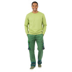EWELERE Men Green Baggy Aura Pant