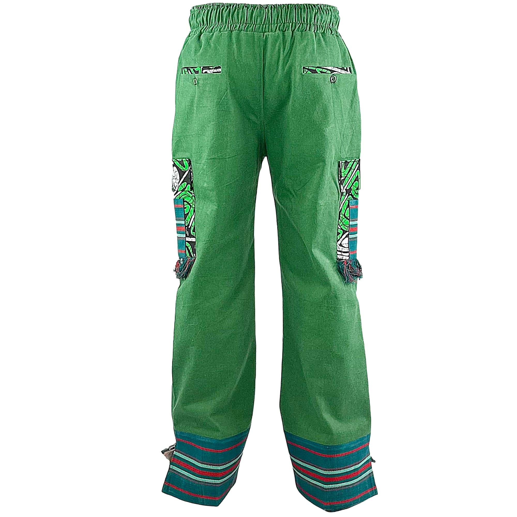 EWELERE Men Green Baggy Aura Pant