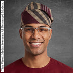 Yoruba Aso Oke Fila, Traditional Nigerian Ceremonial Headpiece, Tribal Gobi Cap