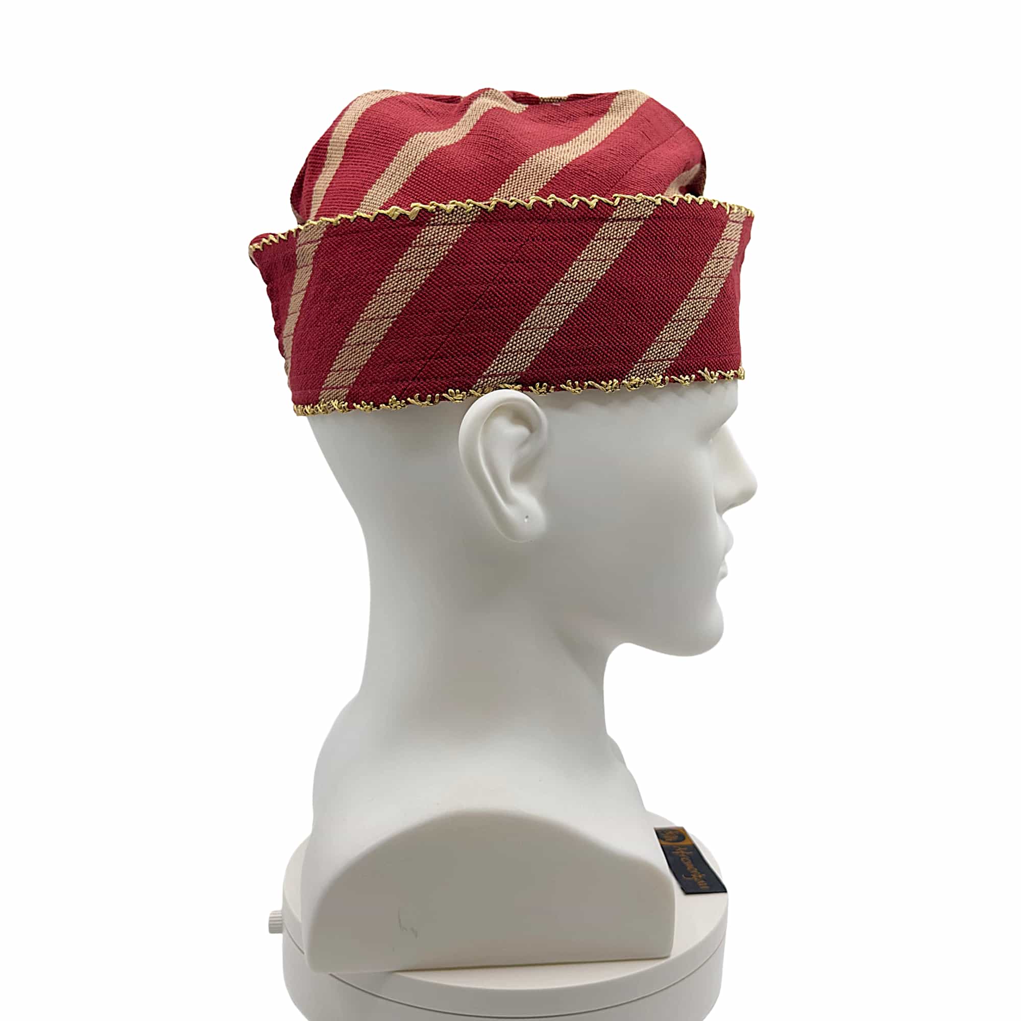 Knitted Yoruba Alaari Aso Oke Fila