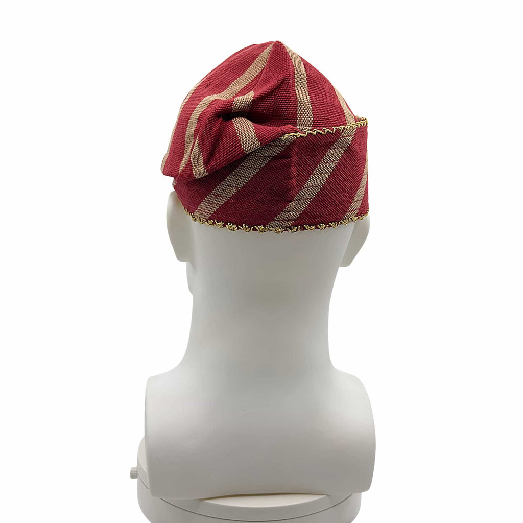 Knitted Yoruba Alaari Aso Oke Fila
