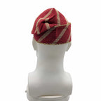 Knitted Yoruba Alaari Aso Oke Fila