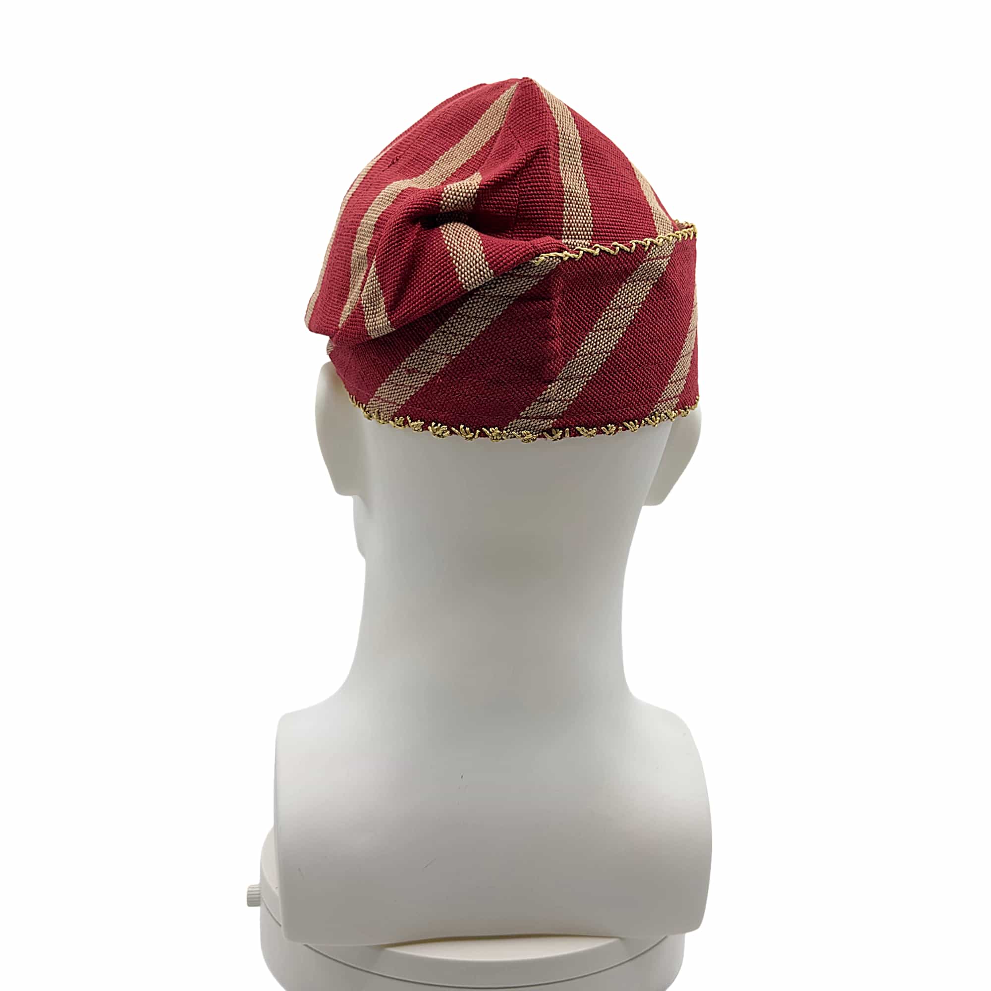 Knitted Yoruba Alaari Aso Oke Fila