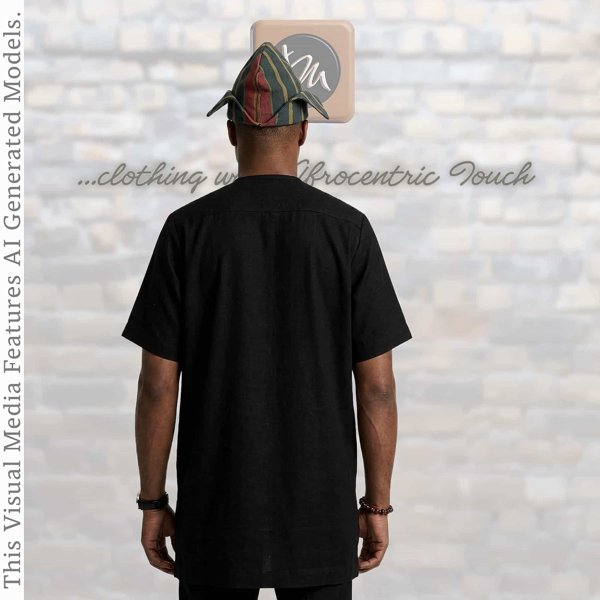 Striped Woven Yoruba Men's Cap, Traditional Abetiaja Wedding Hat