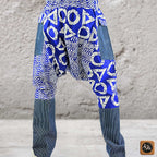 African Ankara Print Harem Pants: Men's Boho Aladdin Trousers