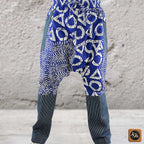 African Ankara Print Harem Pants: Men's Boho Aladdin Trousers