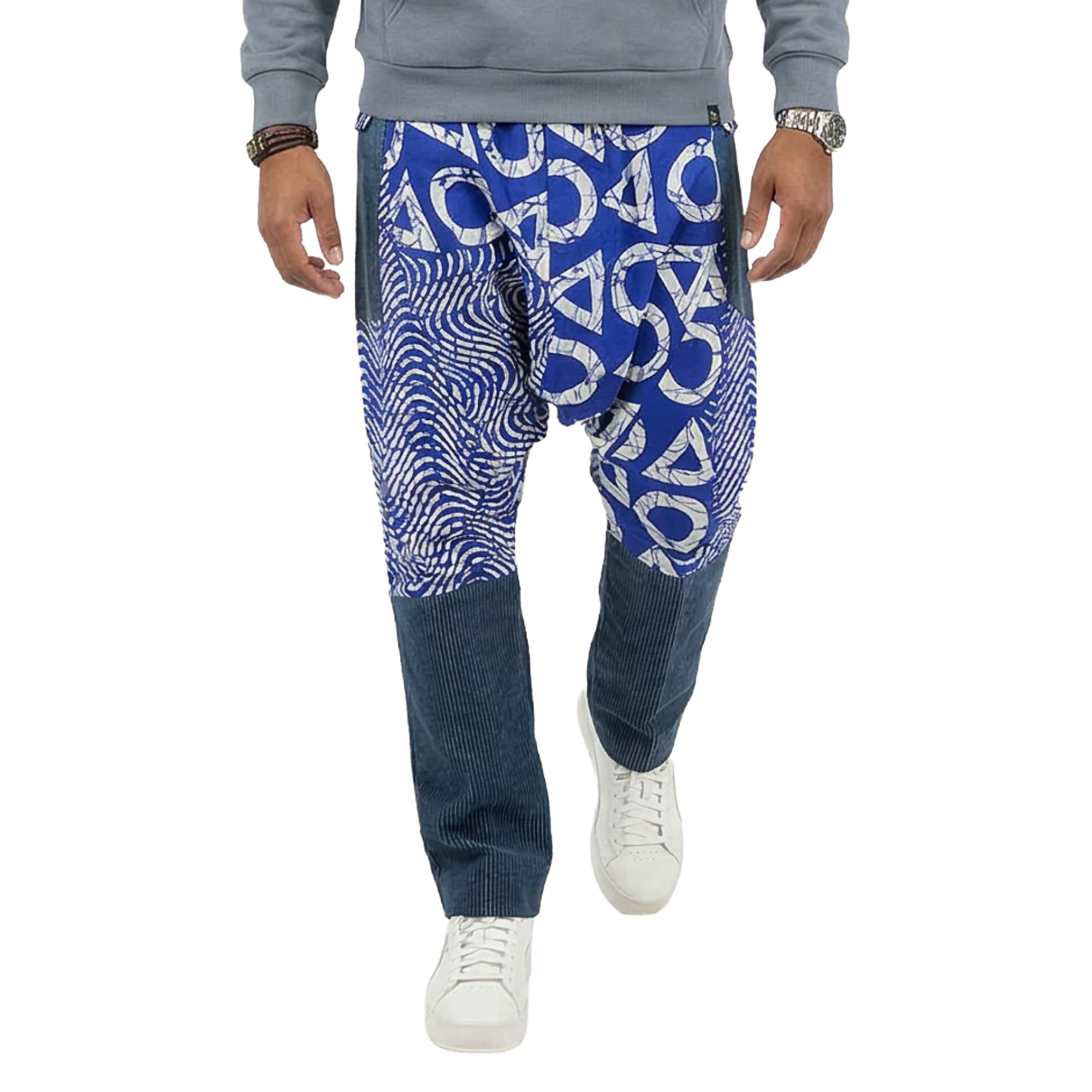 GBARADA African Ankara Print Harem Pants