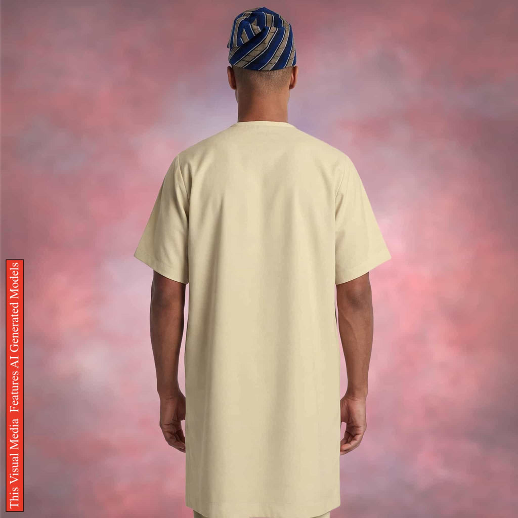 Yoruba Aso Oke Fila: African Men's Traditional Gobi Cap