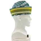 Green Yoruba Aso Oke Fila