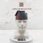 Handwoven Aso Oke Fila, Striped Yoruba Hat, Traditional Nigerian Cap, African Menswear