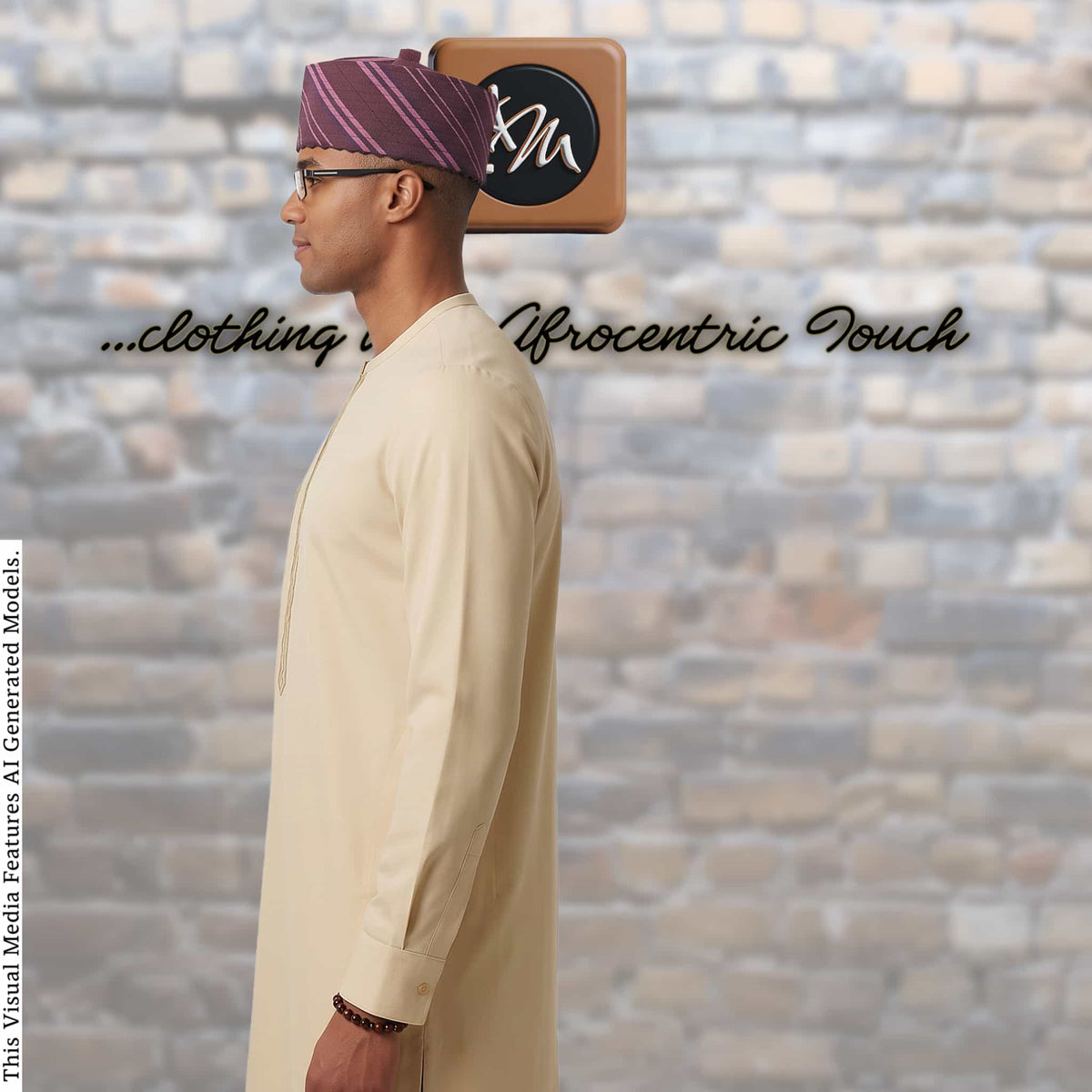 Handcrafted Maroon Tajia Cap, Aso Oke Mallam African Traditional Hat