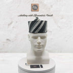 Handcrafted Tomtom Tajia Cap, Aso Oke Mallam African Traditional Hat