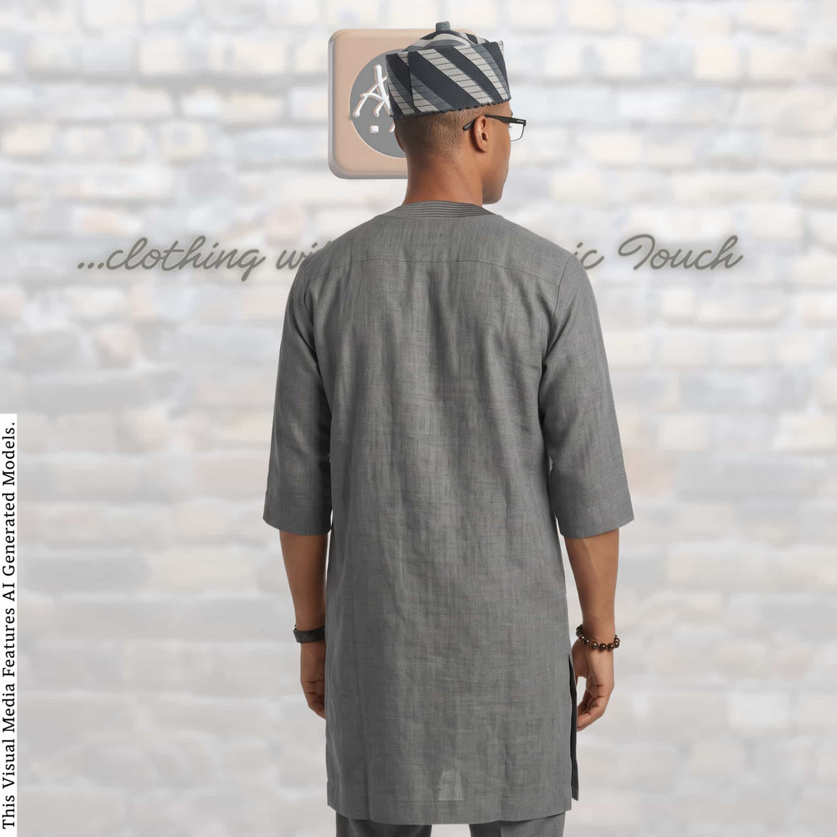 Handcrafted Tomtom Tajia Cap, Aso Oke Mallam African Traditional Hat