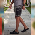 African Ankara Print Men's Shorts, Tribal Cotton Wax Print, Afrocentric Cargo Bottoms