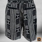 African Ankara Print Men's Shorts, Tribal Cotton Wax Print, Afrocentric Cargo Bottoms