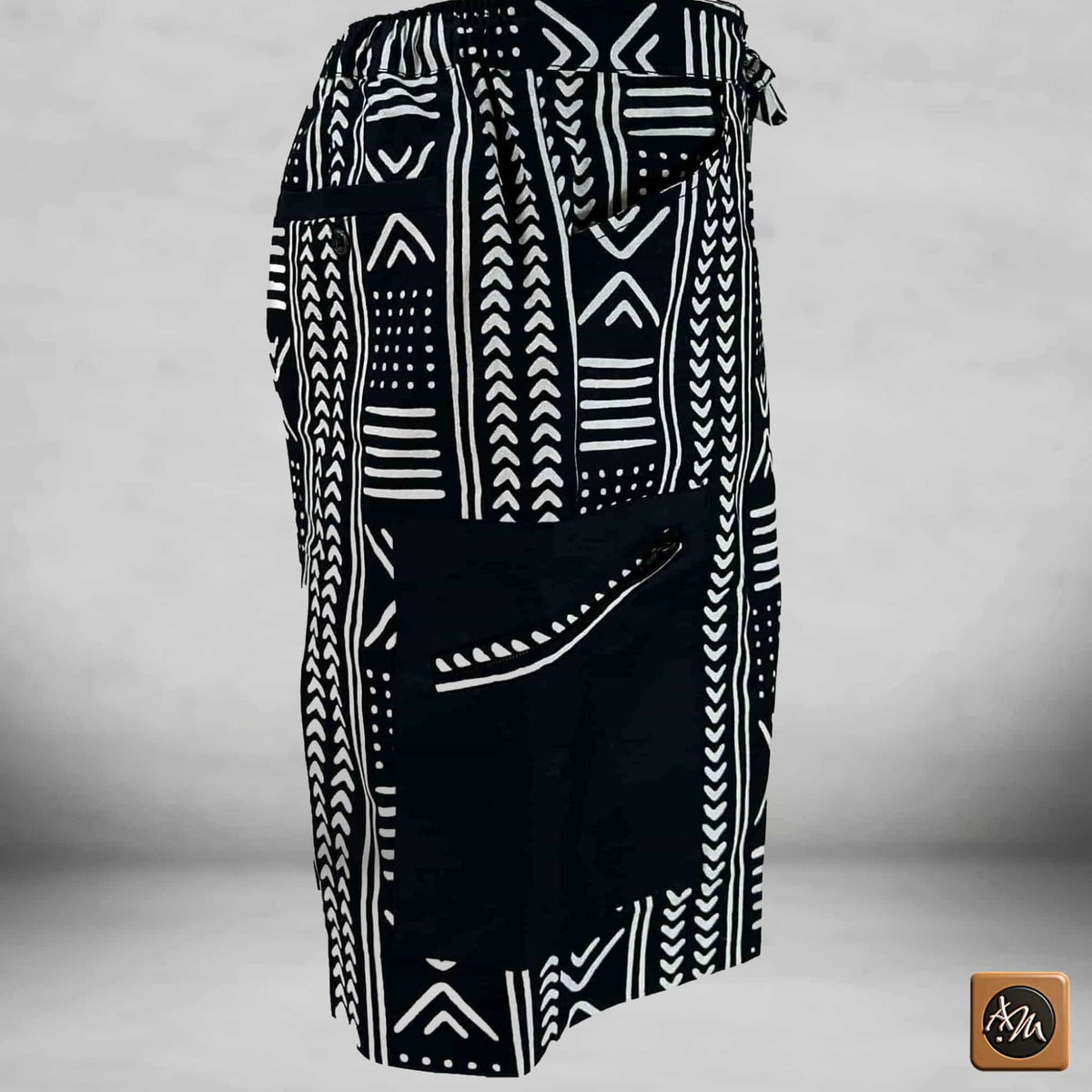 African Ankara Print Men's Shorts, Tribal Cotton Wax Print, Afrocentric Cargo Bottoms