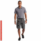 African Ankara Print Men's Shorts, Tribal Cotton Wax Print, Afrocentric Cargo Bottoms
